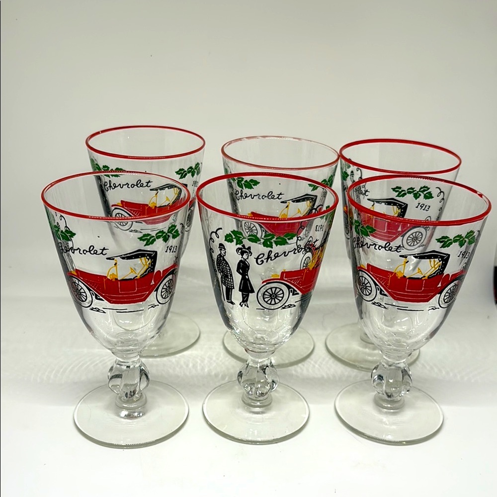 Vintage Drinkware Set Libbey!  Cordial glasses Set of 6